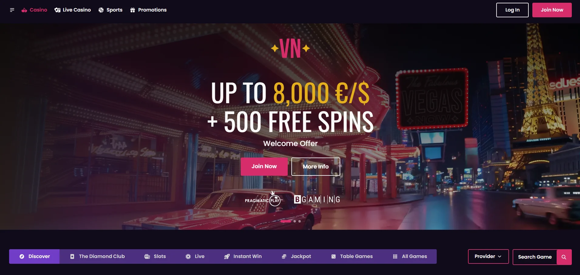 Vegas Now Casino